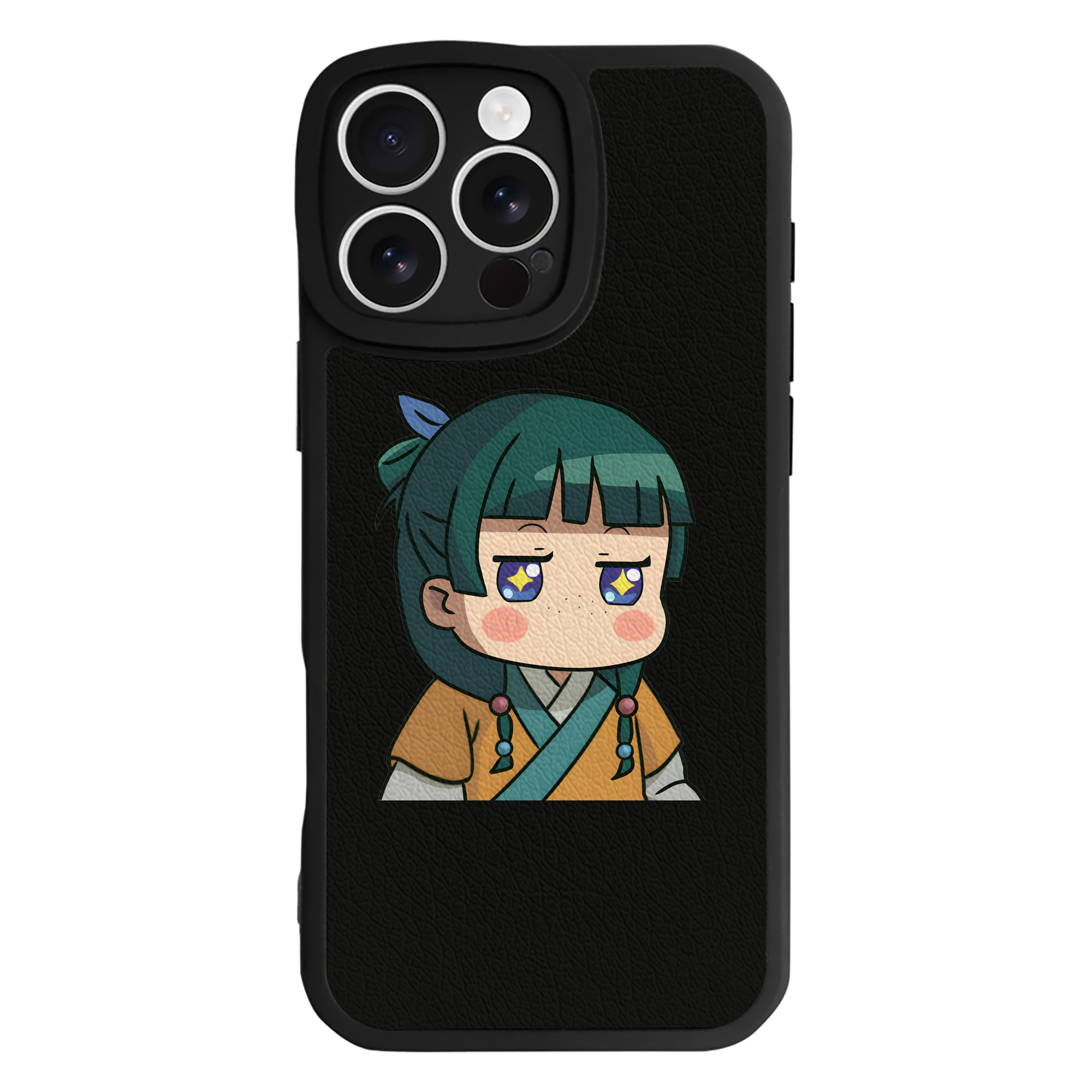 （画像用） 薬屋のひとりごと The Apothecary Diaries 【iPhone 16シリーズ対応】シリコンスマホケース（レザー調） 材質：シリコン